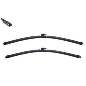 Wiper Blades, Valeo Silencio Flat Wiper Blades Set (600/650mm) for Mercedes SPRINTER 4 t Platform/Chassis 2018 to 2021, Valeo