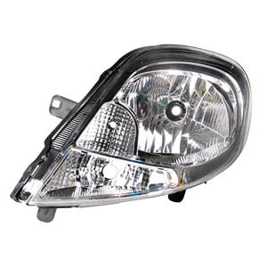 Lights, Left Headlamp (With Clear Indicator, Halogen, Takes H4 Bulb, Supplied Without Motor) for Renault TRAFIC II Flatbed / Chassis 2007 on, 