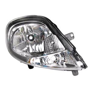 Lights, Right Headlamp (With Clear Indicator, Halogen, Takes H4 Bulb, Supplied Without Motor) for Nissan PRIMASTAR Van 2007 on, 