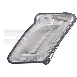 Lights, Left Driving Lamp (DRL, With LED Lights, Original Equipment) for Volvo S60 II 2010 2013, 