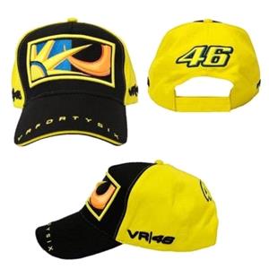 Hats, Valentino Rossi Sun & Moon Paddock Cap   Yellow   Universal, BikeIt