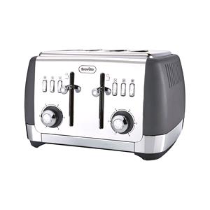Small Appliances, Breville Strata Matt Grey 4 Slice Toaster, Breville