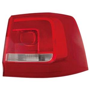 Lights, Right Rear Lamp (Inner On Boot Lid, Supplied With Bulbholder And Bulbs, Original Equipment) for Volkswagen SHARAN 2010 on, 