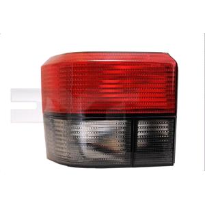 Lights, Left Rear Lamp (Smoked Indicator, Supplied Without Bulbholder) for Volkswagen TRANSPORTER Mk IV Bus 1991 2003, 