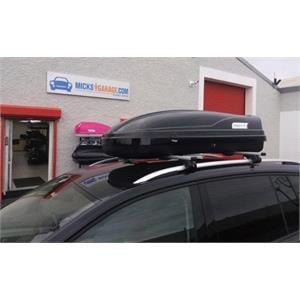 Modula WeGo 450L Black Roof Box, Double-Side Opening System