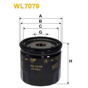Oil Filters, Wix Filtron Oil Filter   WL7079, Wix Filtron