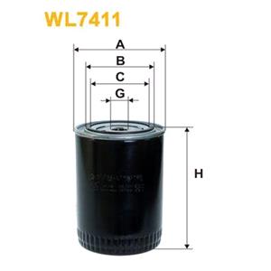 Oil Filters, Wix Filtron Oil Filter (WL7411), Wix Filtron