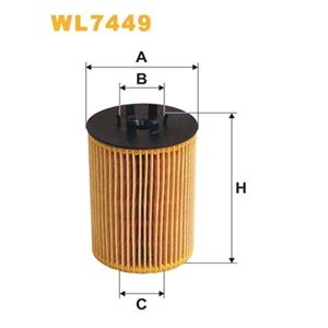 Oil Filters, Wix Filtron Oil Filter   WL7449, Wix Filtron