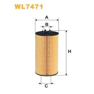 Oil Filters, Wix Filtron Oil Filter   WL7471, Wix Filtron