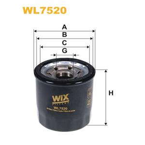 Oil Filters, Wix Filtron Oil Filter   WL7520, Wix Filtron