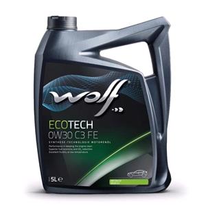 Engine Oils, Wolf EcoTech 0W30 C3 FE Full Synthetic Engine Oil   5 Litre, WOLF