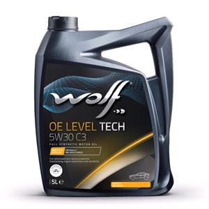 Engine Oils, Wolf OE LevelTech 5W30 C3 Full Synthetic Engine Oil   5 Litre, WOLF