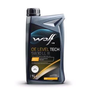 Engine Oils, Wolf OE Level Tech 5W30 LL III Full Synthetic Engine Oil   1 Litre, WOLF