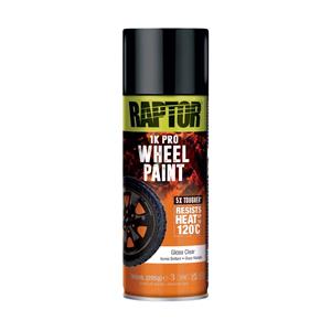 Paints, RAPTOR Wheel Paint High Heat Aerosol   Gloss Clear   365ml, U POL
