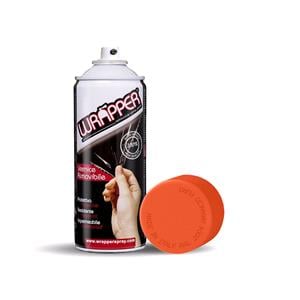 Specialist Paints, Wrapper Removable Vehicle Wrap Film 400 ml   Pure orange   Ral 2004, Wrapper