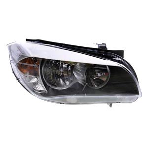 Lights, Right Headlamp (Twin Reflector, Halogen, Takes H7/H7 Bulbs, Supplied With Motor And Bulbs, Original Equipment) for BMW X1 2009 on, 