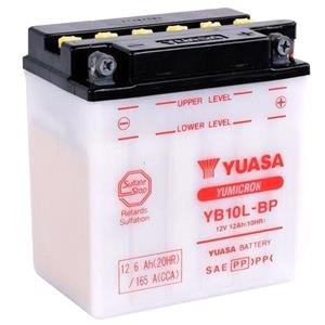 Motorcycle Batteries, Yuasa Motorcycle Battery   YuMicron YB10L BP 12V Battery, Dry Charged, Contains 1 Battery, Acid Not Included, YUASA