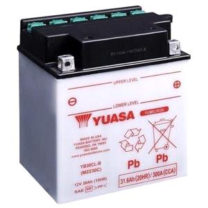 Motorcycle Batteries, Yuasa Motorcycle Battery   YuMicron Motorcycle 12 Volt YB30CL B Battery, Dry Charged, Contains 1 Bat, YUASA