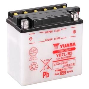 Motorcycle Batteries, Yuasa Motorcycle Battery   YuMicron YB7L B2 12V Battery, Dry Charged, Contains 1 Battery, Acid Not Included, YUASA