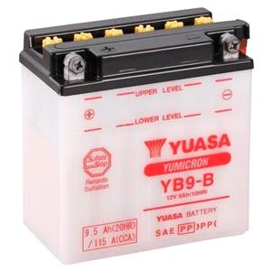 Motorcycle Batteries, Yuasa Motorcycle Battery   YuMicron YB9 B 12V Battery, Combi Pack, Contains 1 Battery and 1 Acid Pack, YUASA