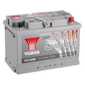 Yuasa YBX5000 Silver High Performance SMF Battery