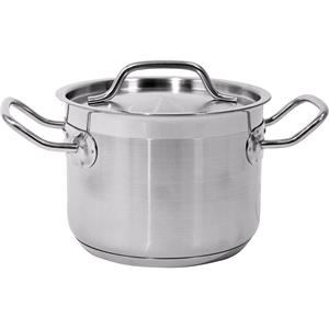 Hardware, DEEP STOCKPOT W/LID SS 16x12CM  2,4L, YATO