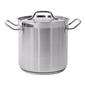 Hardware, DEEP STOCKPOT W/LID SS 20x20CM 6,3L, YATO