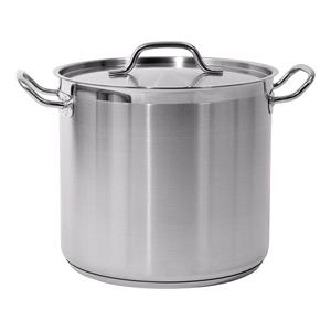 Hardware, DEEP STOCKPOT W/LID SS 28x25CM 15,4L, YATO