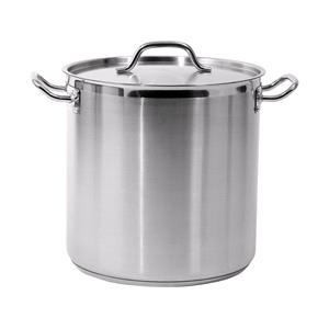 Hardware, DEEP STOCKPOT W/LID SS 32x32CM 25,7L, YATO