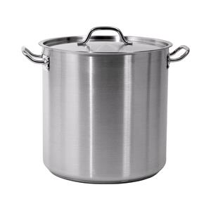 Hardware, DEEP STOCKPOT W/LID SS 36x36CM 36,6L, YATO