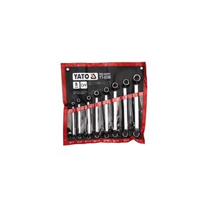 Spanners and Adjustable Wrenches, DOUBLE RING SPANNER SET 6 22MM 8PCS, YATO
