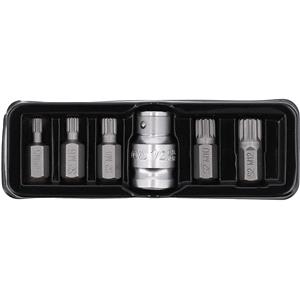 Screwdriver Sets, SCREWDRIVER BIT SET /SPLINE/ 6PCS, YATO