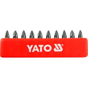 Screwdriver Sets, SCREWDRIVER BITS 10PCS  PZ1x25MM S2, YATO