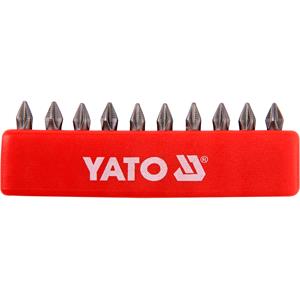 Screwdriver Sets, SCREWDRIVER BITS 10PCS  PH1x25MM S2, YATO