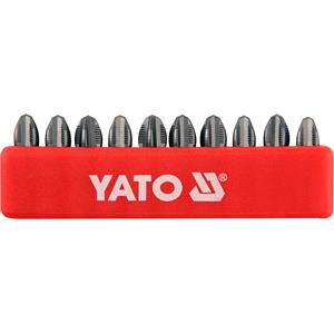 Screwdriver Sets, SCREWDRIVER BITS 10PCS  PH3x25MM S2, YATO