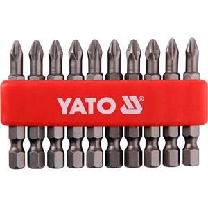 Screwdriver Sets, SCREWDRIVER BITS 10PCS  PH2x50MM S2, YATO
