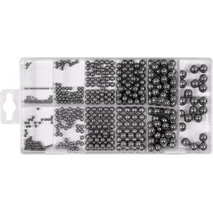 Nuts, Bolts and Washers, 470 PC STEEL BALL ASSORTMENT, YATO