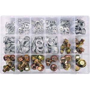 Hardware, ALU GASKET AND OIL DRAIN PLUG ASSORTMENT, YATO