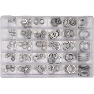 Nuts, Bolts and Washers, 300 PCS ALUMINIUM SEALING RINGS ASSORTME, YATO