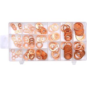 Nuts, Bolts and Washers, Copper Washers Assortment   Set of 150, YATO