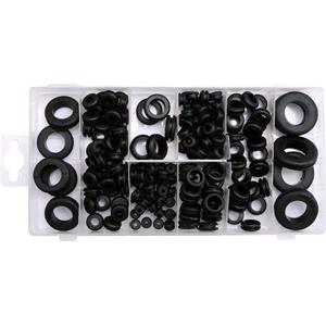 O Rings, Rubber Ring Grommets Assortment   Set of 180, YATO