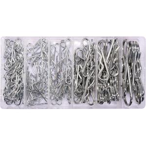 Nuts, Bolts and Washers, 150 PCS SPRING SPLIT PINS ASSORTMENT, YATO