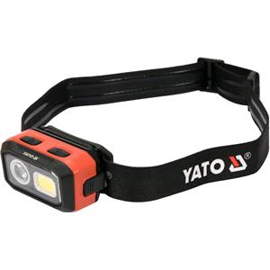 Hardware, HEADLAMP 500LM RECHARG./3XAAA,MOTION DET, YATO