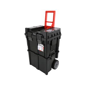 Tool Boxes, Two parts tool box with wheels, YATO