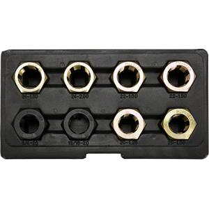 Hardware, AXLE SPINDLE RETHREADING SET 8 PCS, YATO
