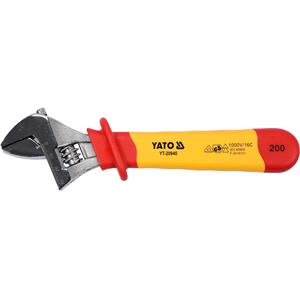 Hardware, INSULATED ADJUSTABLE WRENCH 200MM VDE, YATO