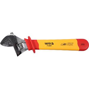 Hardware, INSULATED ADJUSTABLE WRENCH 250MM VDE, YATO