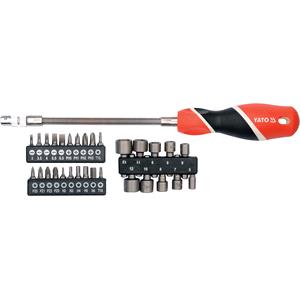 Screwdriver Sets, FLEXIBLE SCREWDRIVER W. BITS SET 31PCS, YATO
