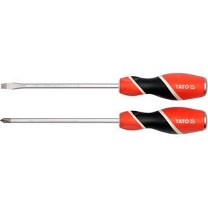 Screwdriver Sets, GO THROUGH SCREWDRIVER SET 2PCS, YATO