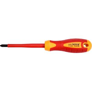 Screwdriver Sets, INSULATED SCREWDRIVER PH2x100MM, YATO